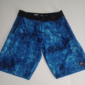 Pelagic Hydro-Lite Board Shorts Swim Trunks Sz 34